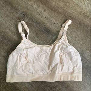 Gratlin Women's Nursing Bra Beige Wireless Size Xxl